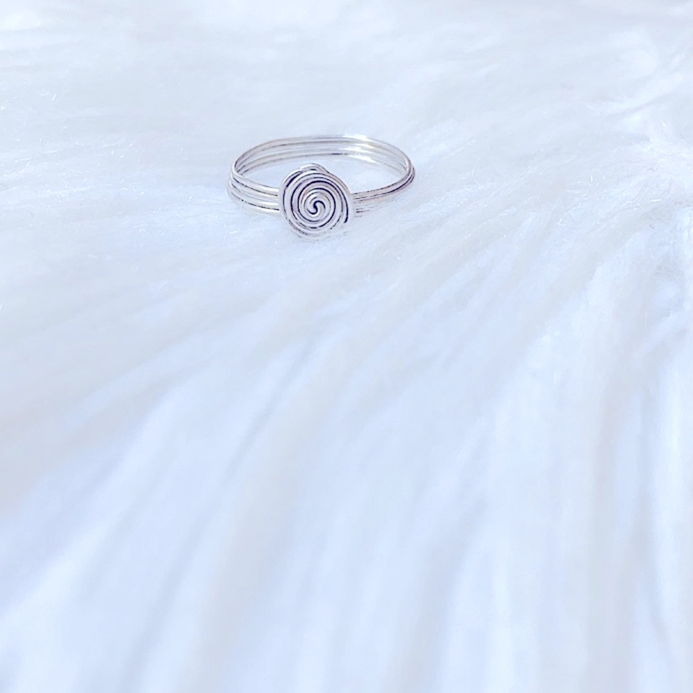 Silver Spiral Ring